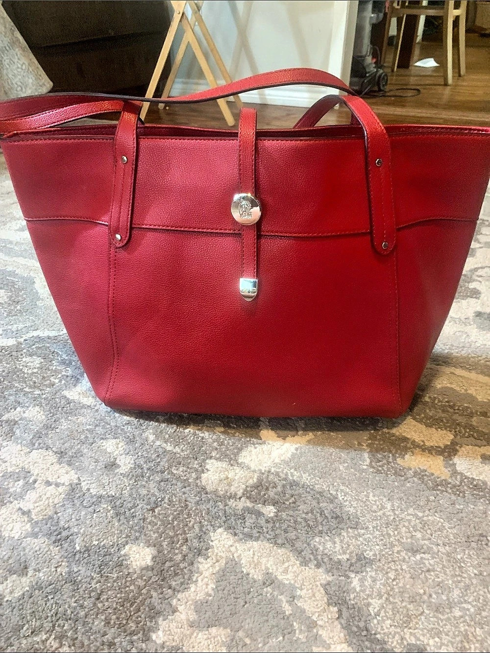Chaps Red Tote Bag